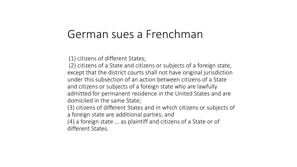 german sues a frenchman