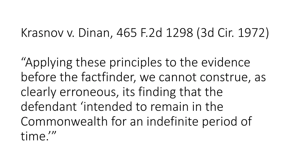 krasnov v dinan 465 f 2d 1298 3d cir 1972