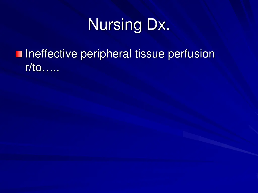 nursing dx