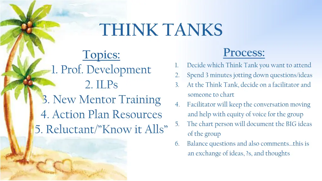 think tanks