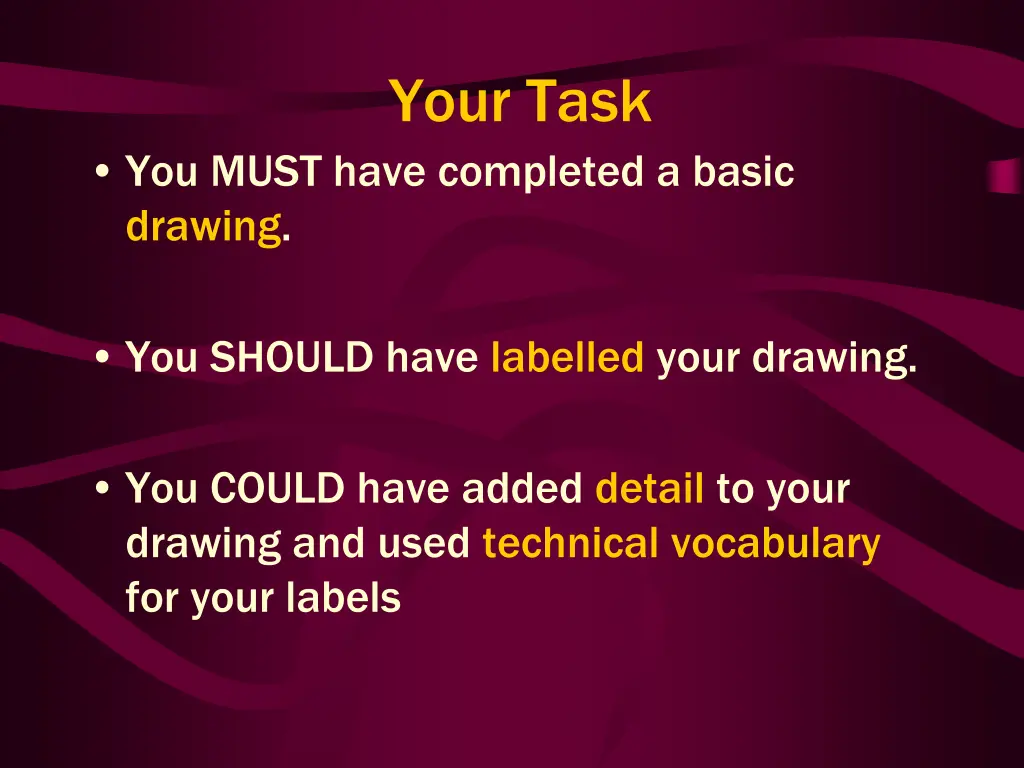 your task