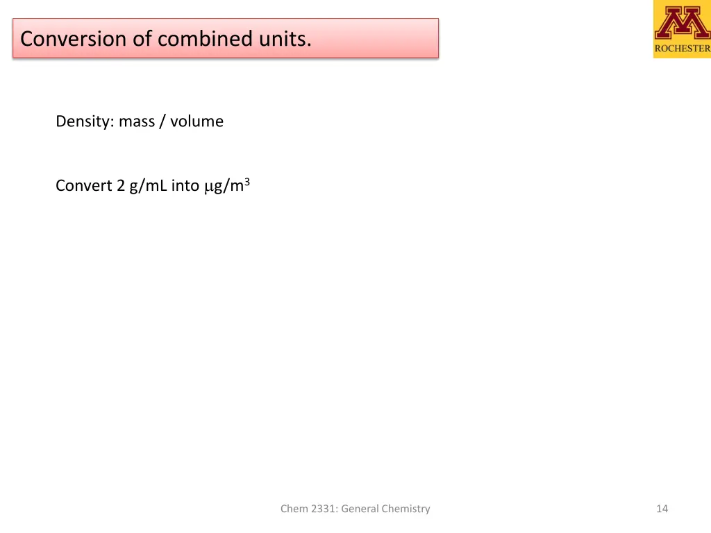 conversion of combined units