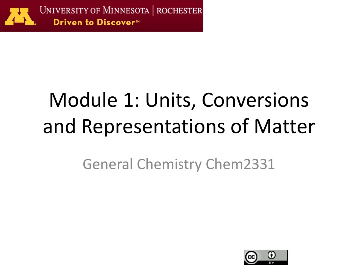 module 1 units conversions and representations