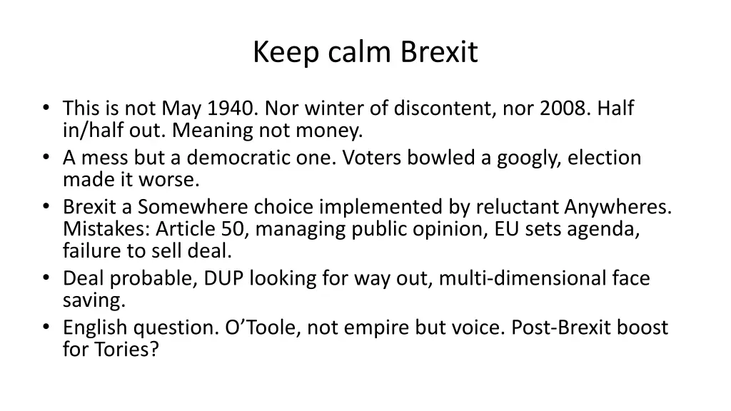keep calm brexit