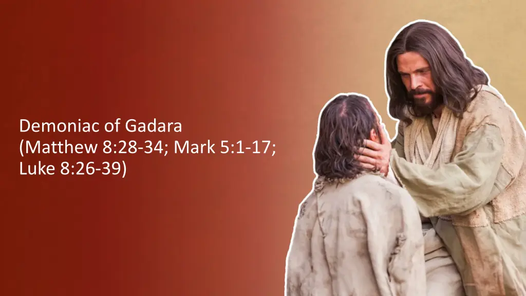 demoniac of gadara matthew 8 28 34 mark