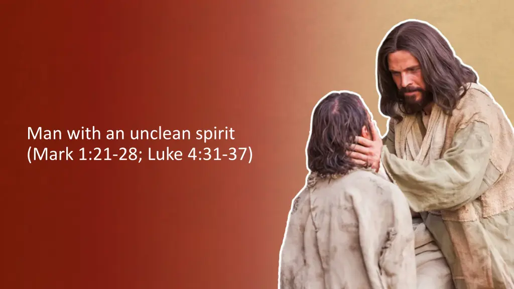 man with an unclean spirit mark 1 21 28 luke