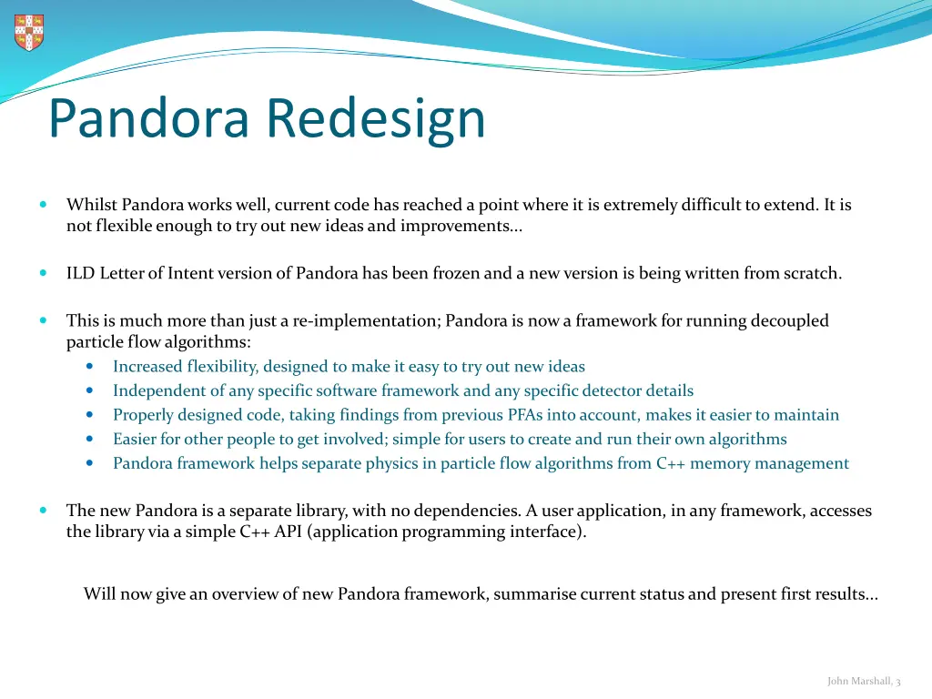 pandora redesign