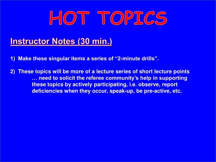 hot topics