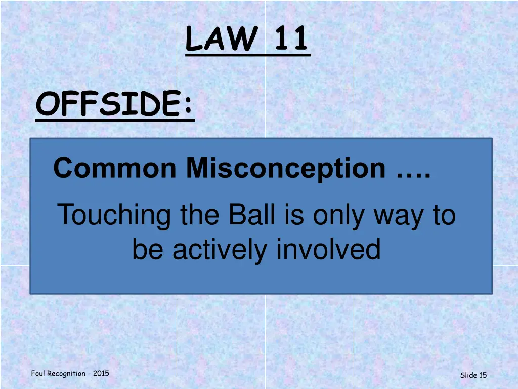 law 11