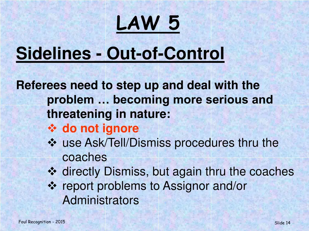 law 5 4