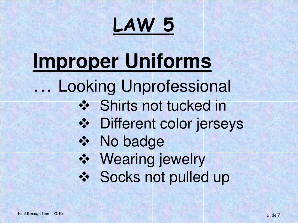 law 5
