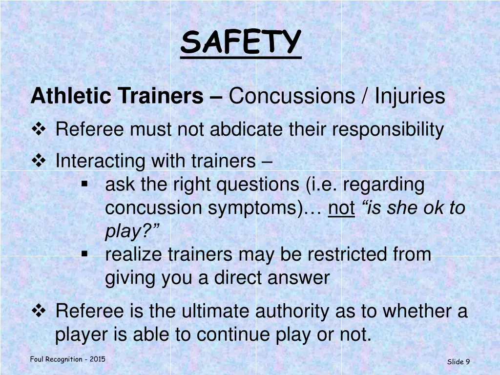 safety 1