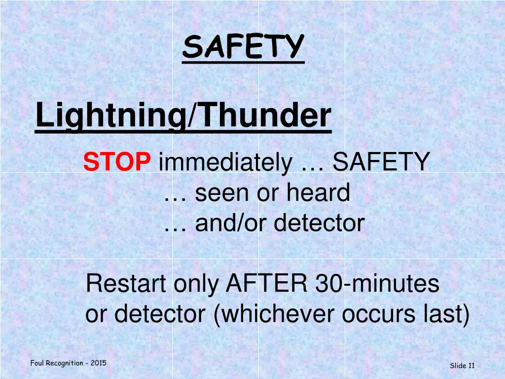 safety 3