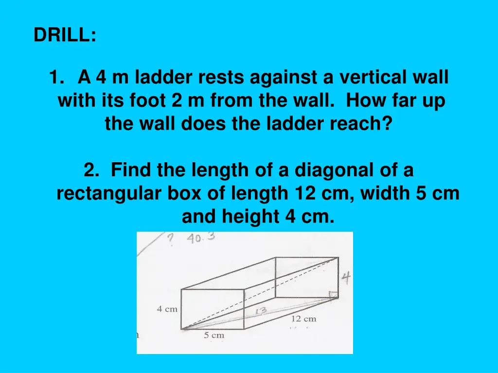 drill