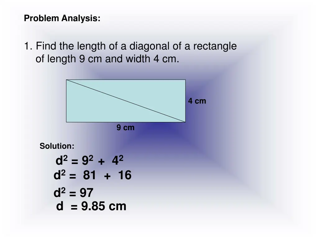 problem analysis