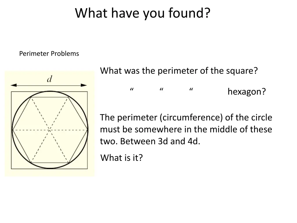 what have you found
