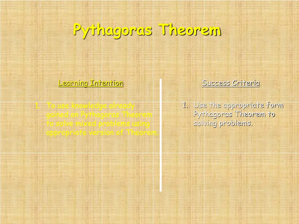 pythagoras theorem 1