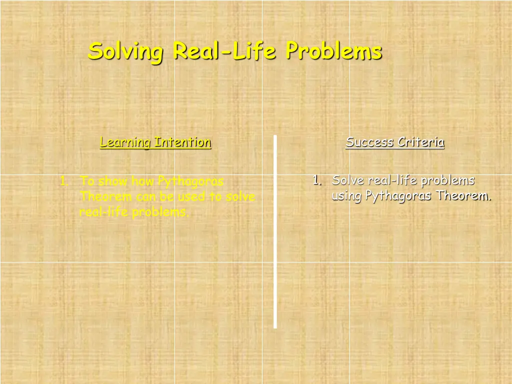 solving real life problems