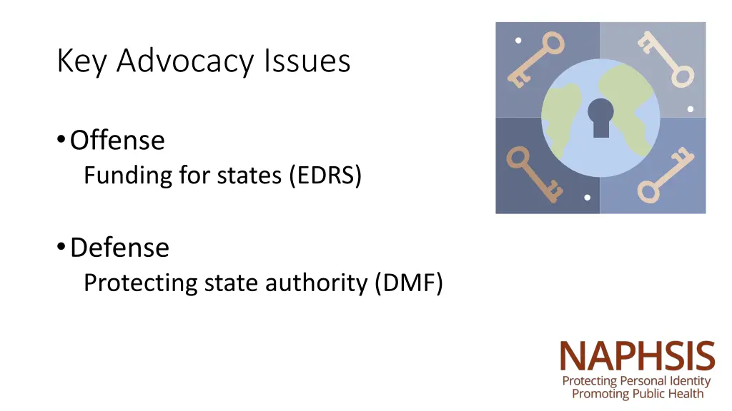 key advocacy issues