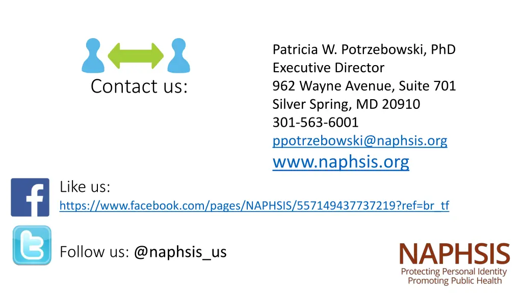 patricia w potrzebowski phd executive director