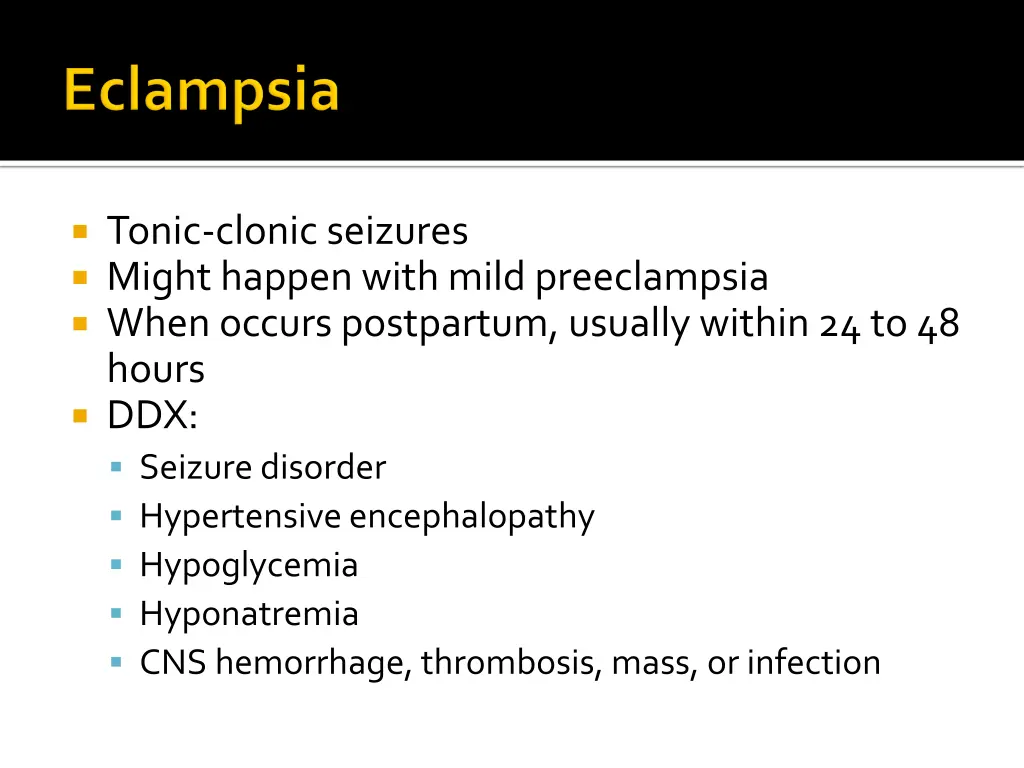 tonic clonic seizures might happen with mild