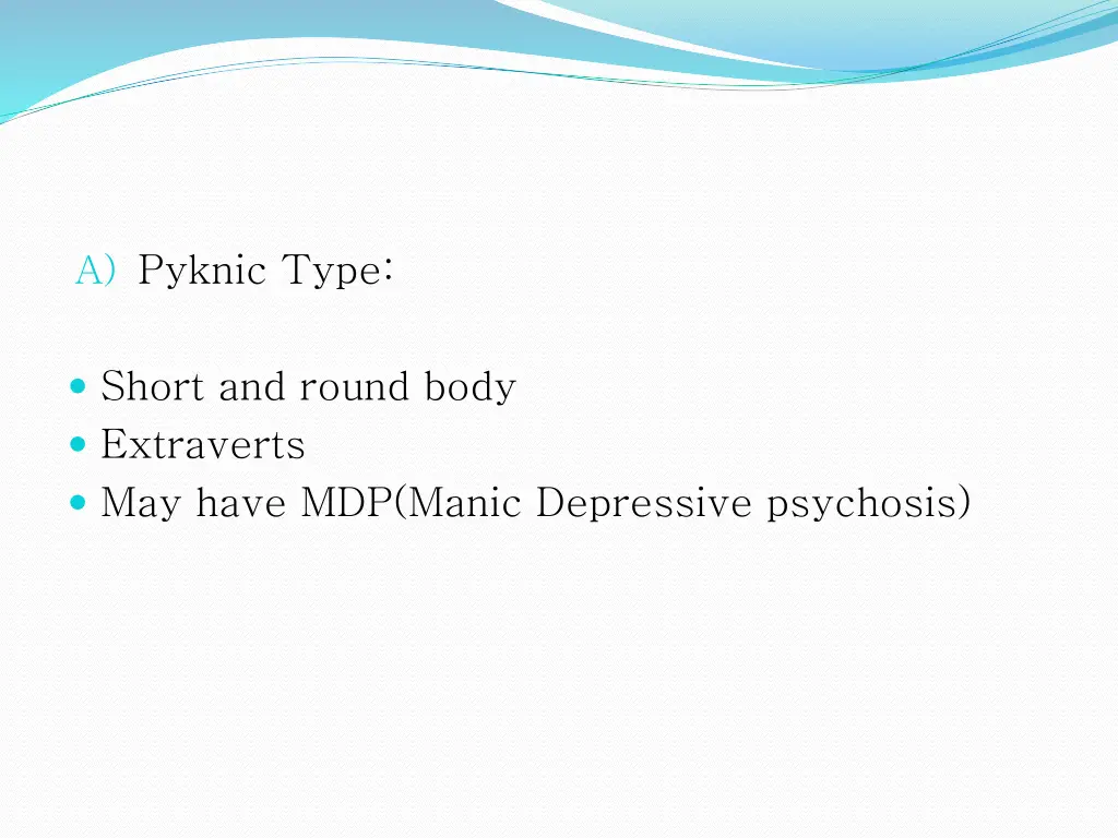 a pyknic type