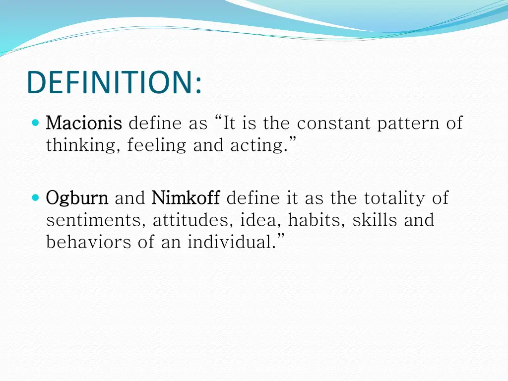 definition