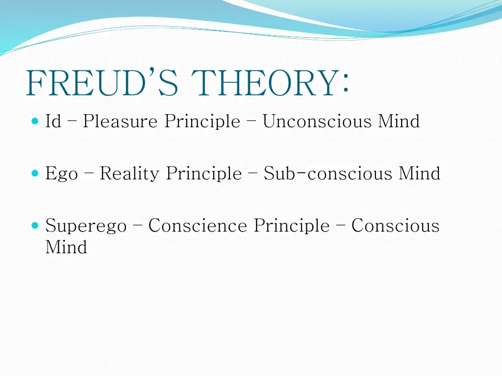 freud s theory