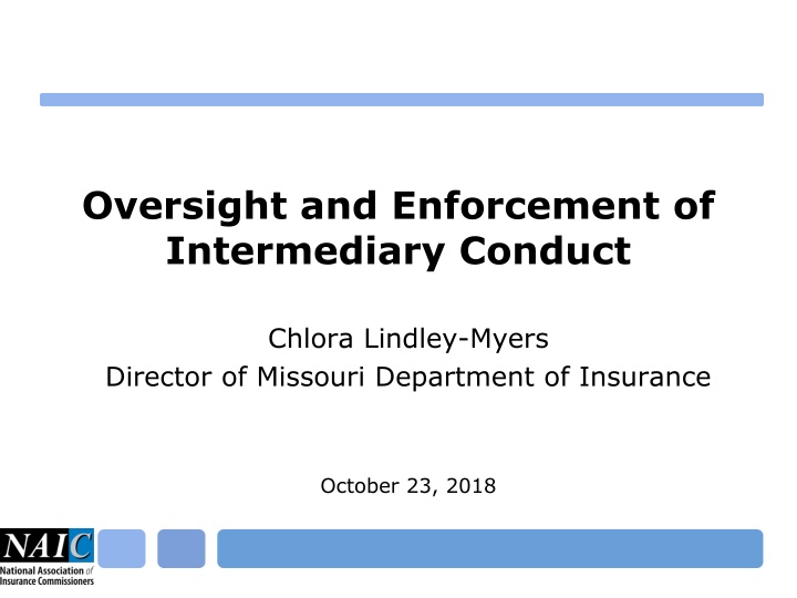 oversight and enforcement of intermediary conduct