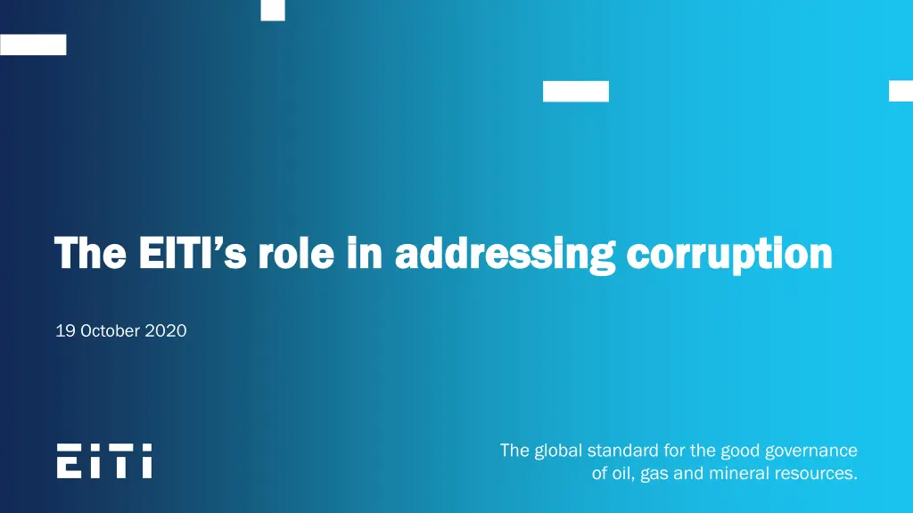 the the eiti s eiti s role
