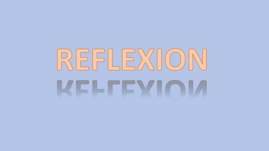 reflexion