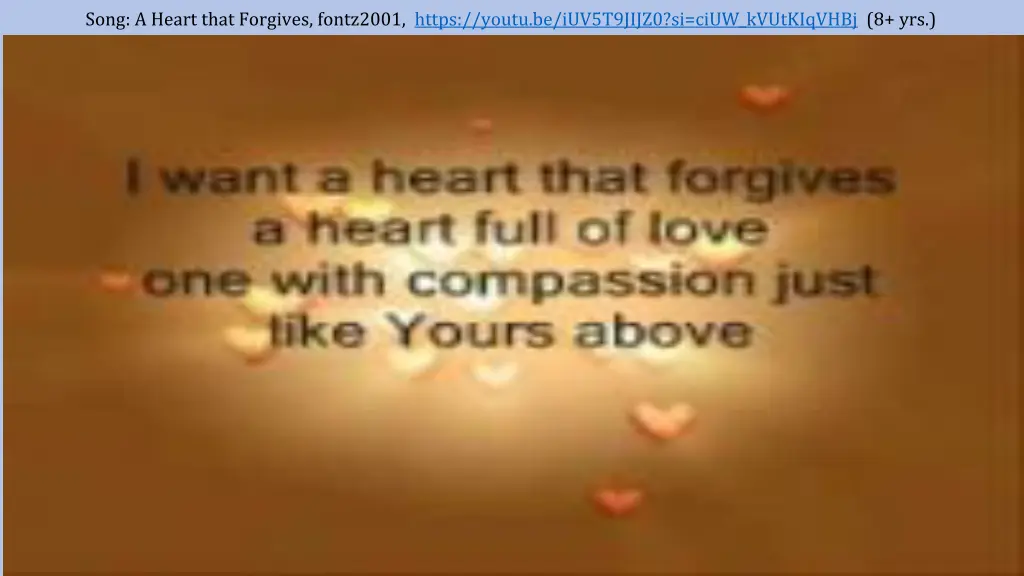 song a heart that forgives fontz2001 https youtu