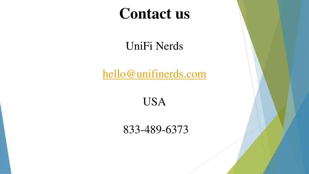 contact us
