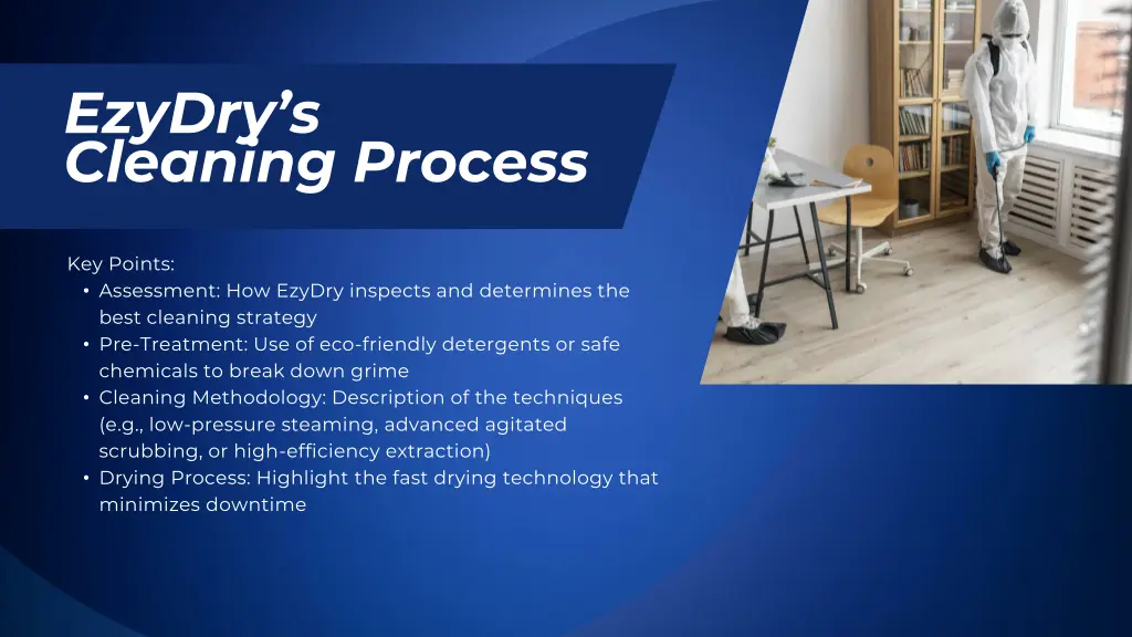 ezydry s cleaning process