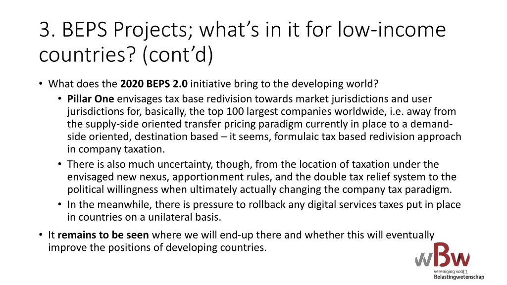 3 beps projects what s in it for low income 3