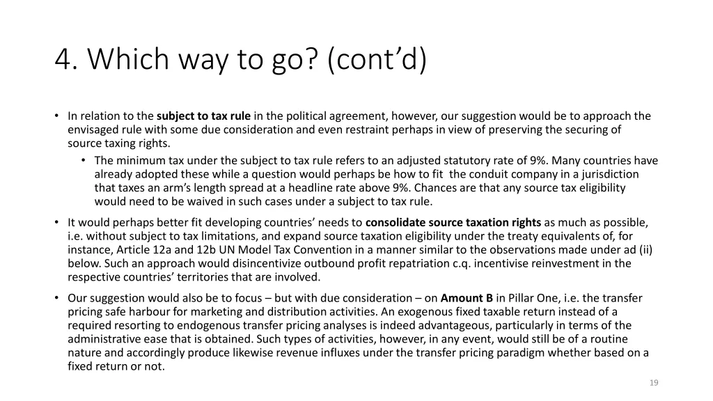 4 which way to go cont d 4