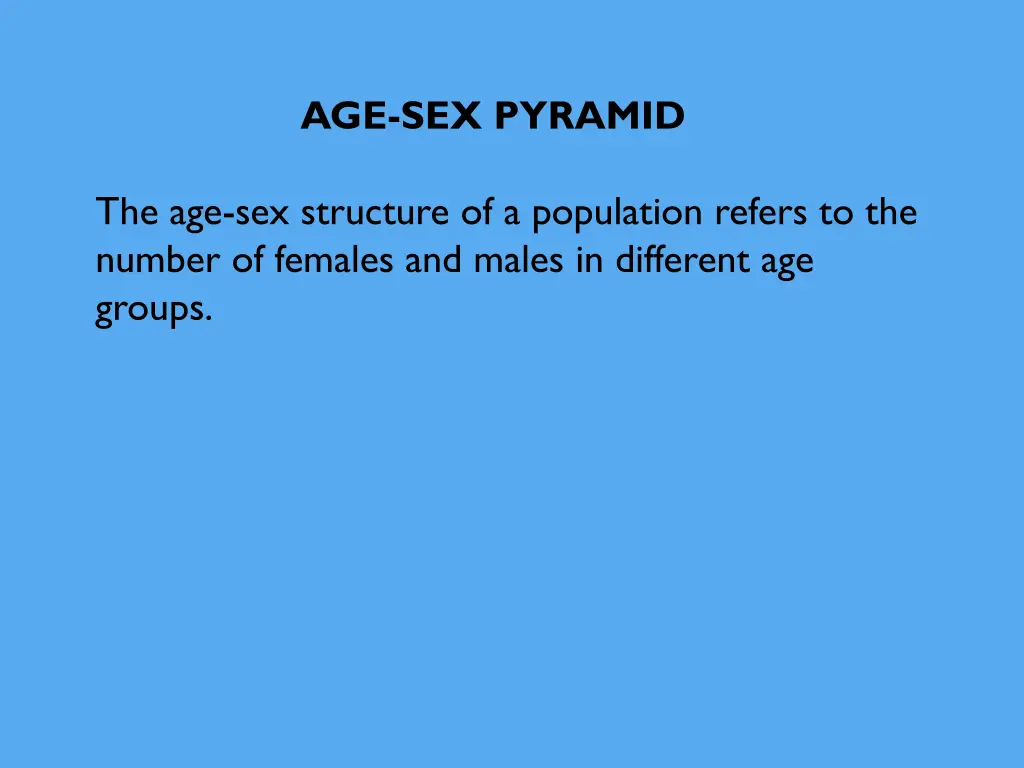 age sex pyramid