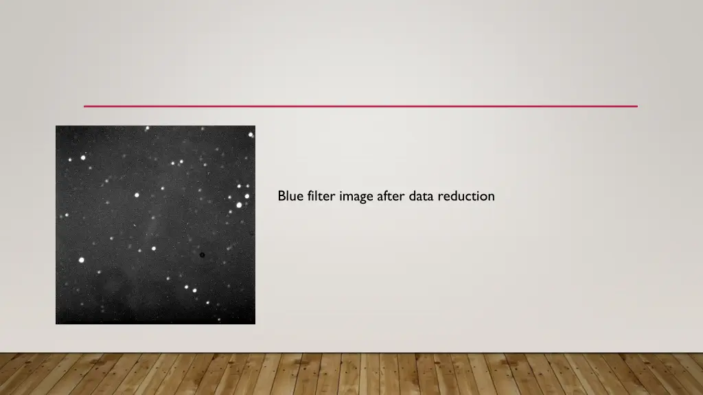 blue filter image after data reduction