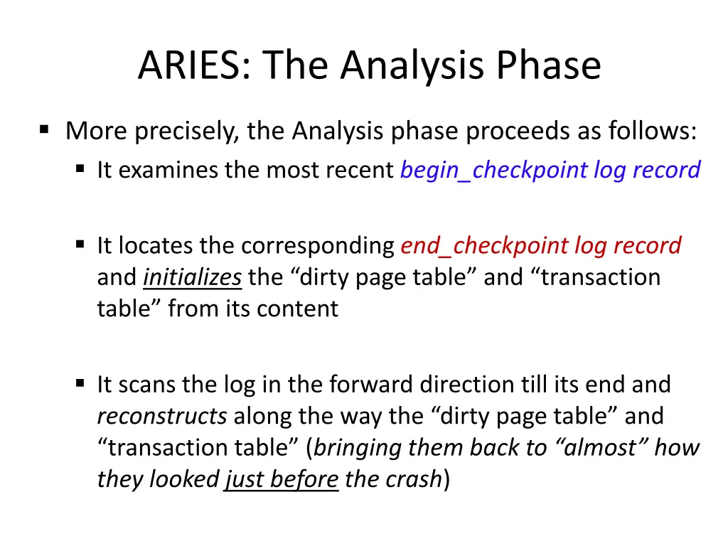aries the analysis phase 1