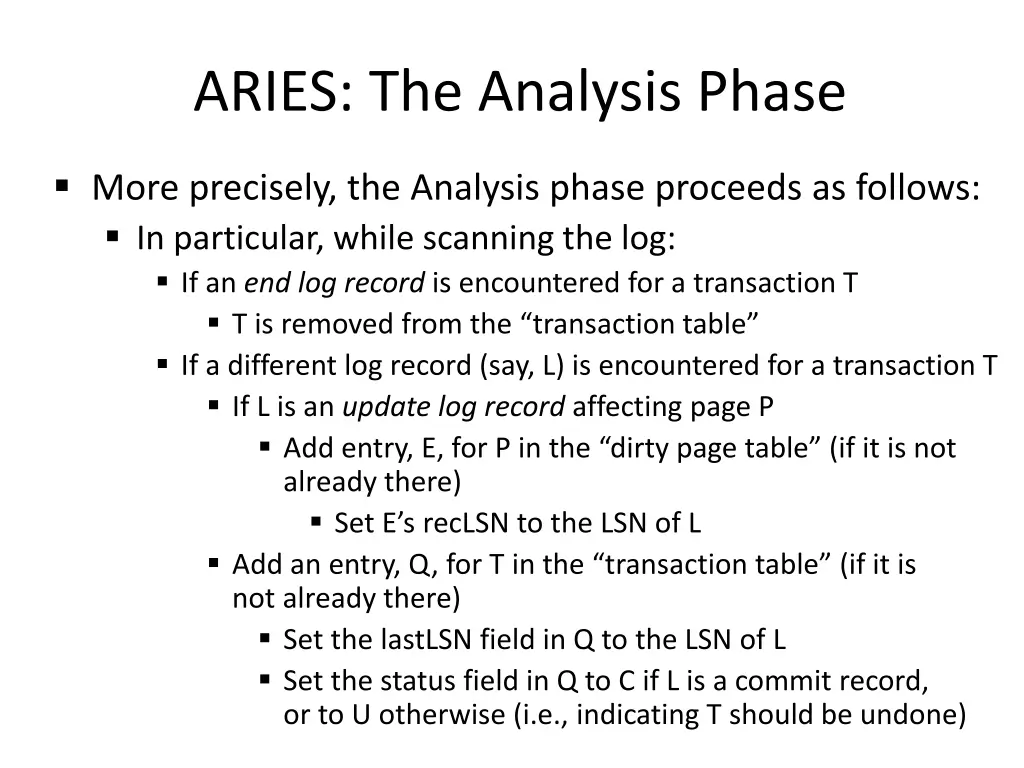 aries the analysis phase 2