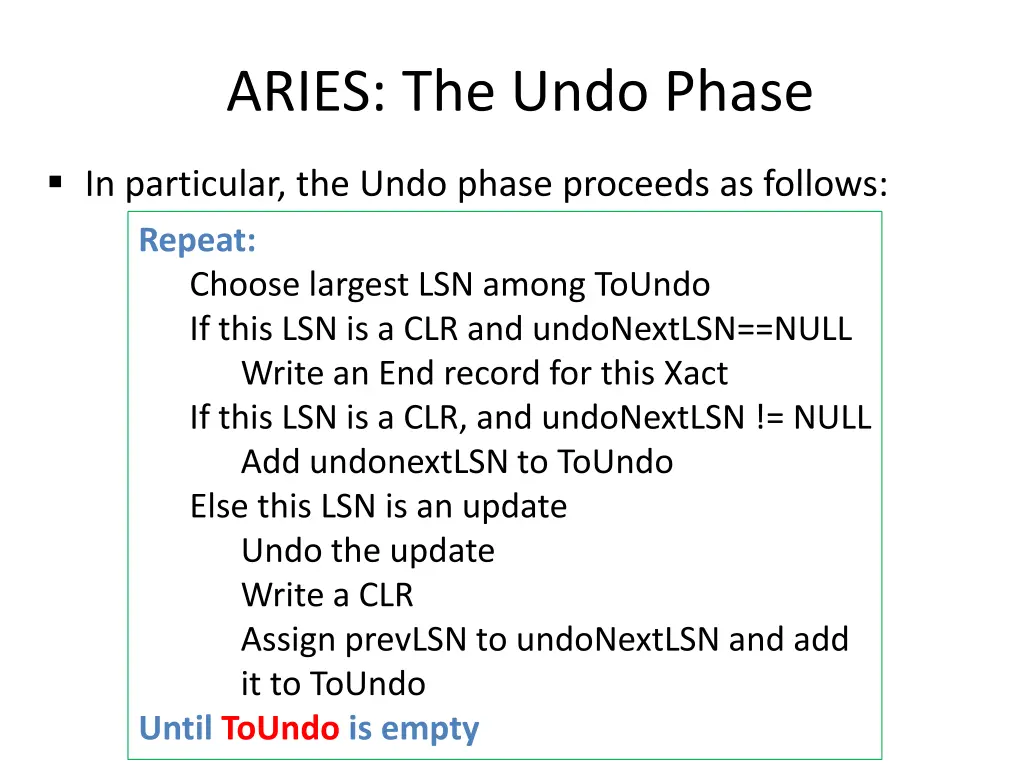 aries the undo phase 1