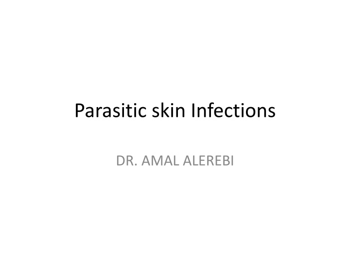 parasitic skin infections