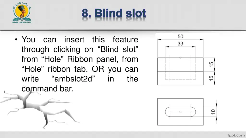 8 blind slot