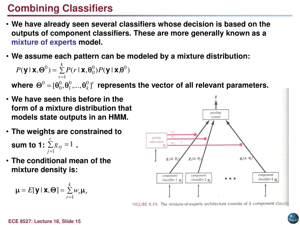 combining classifiers