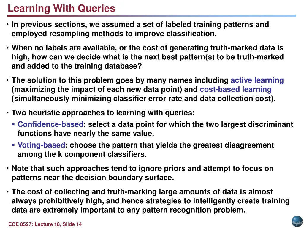 learning with queries