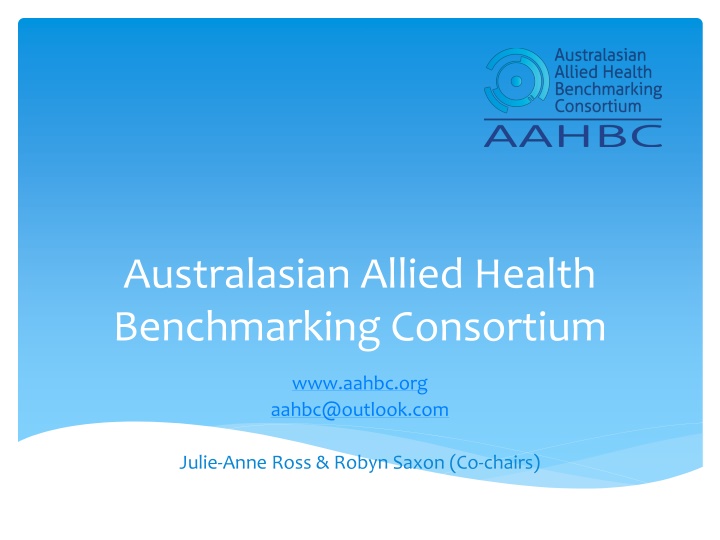 australasian allied health benchmarking consortium