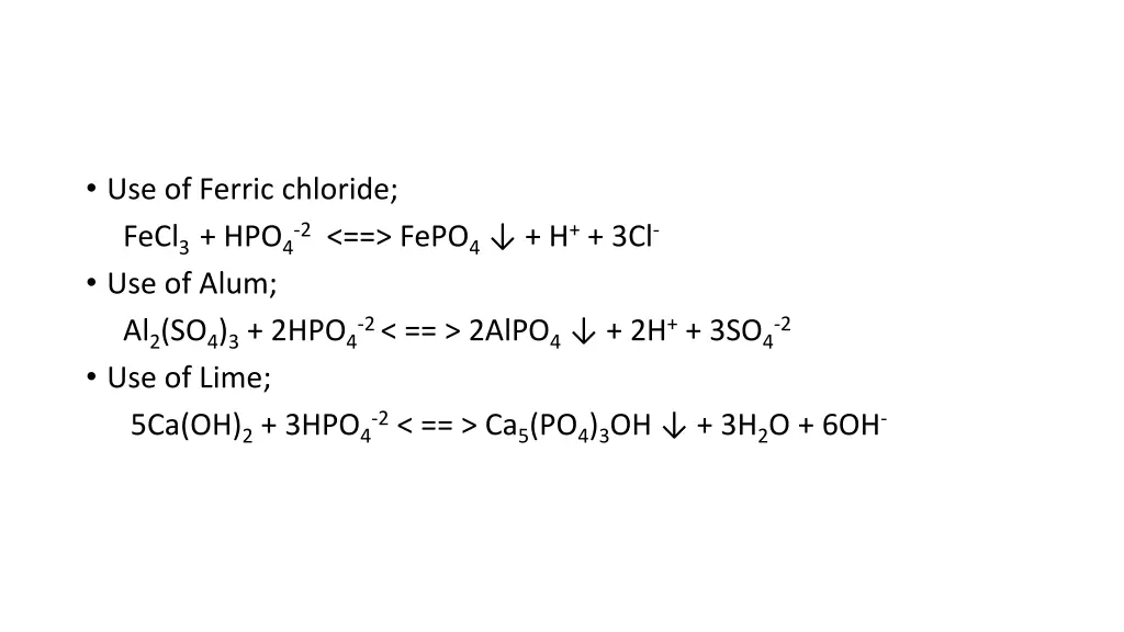 use of ferric chloride fecl 3 hpo 4 2 fepo