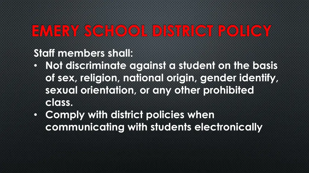 emery school district policy 3