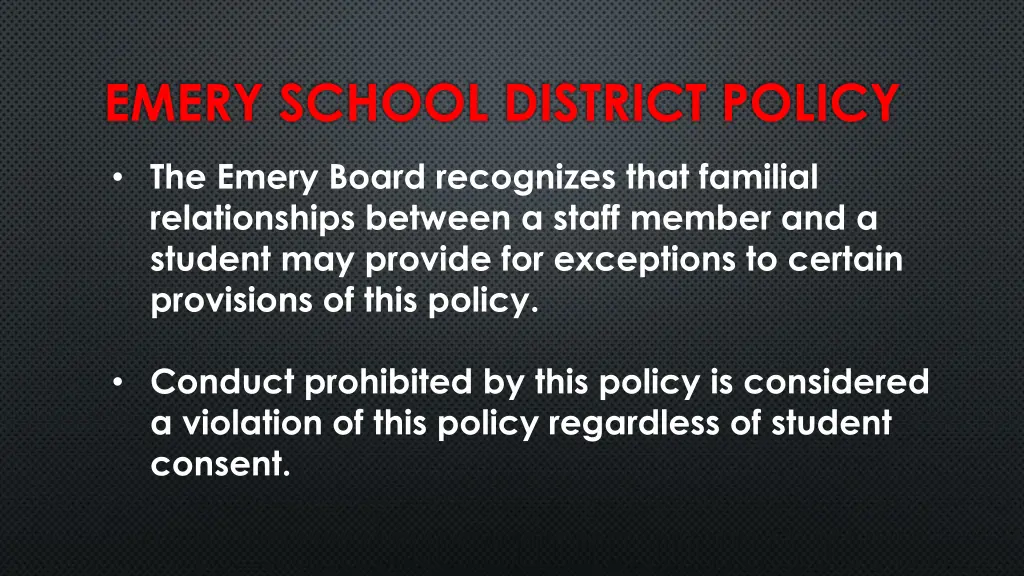emery school district policy 6