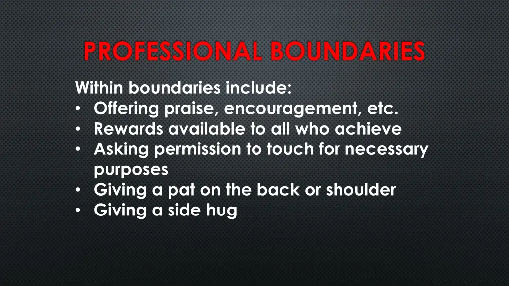 professional boundaries 3
